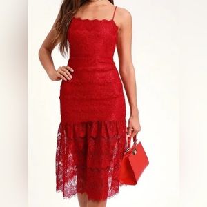 RED DRESS / SIZE S /Lulus